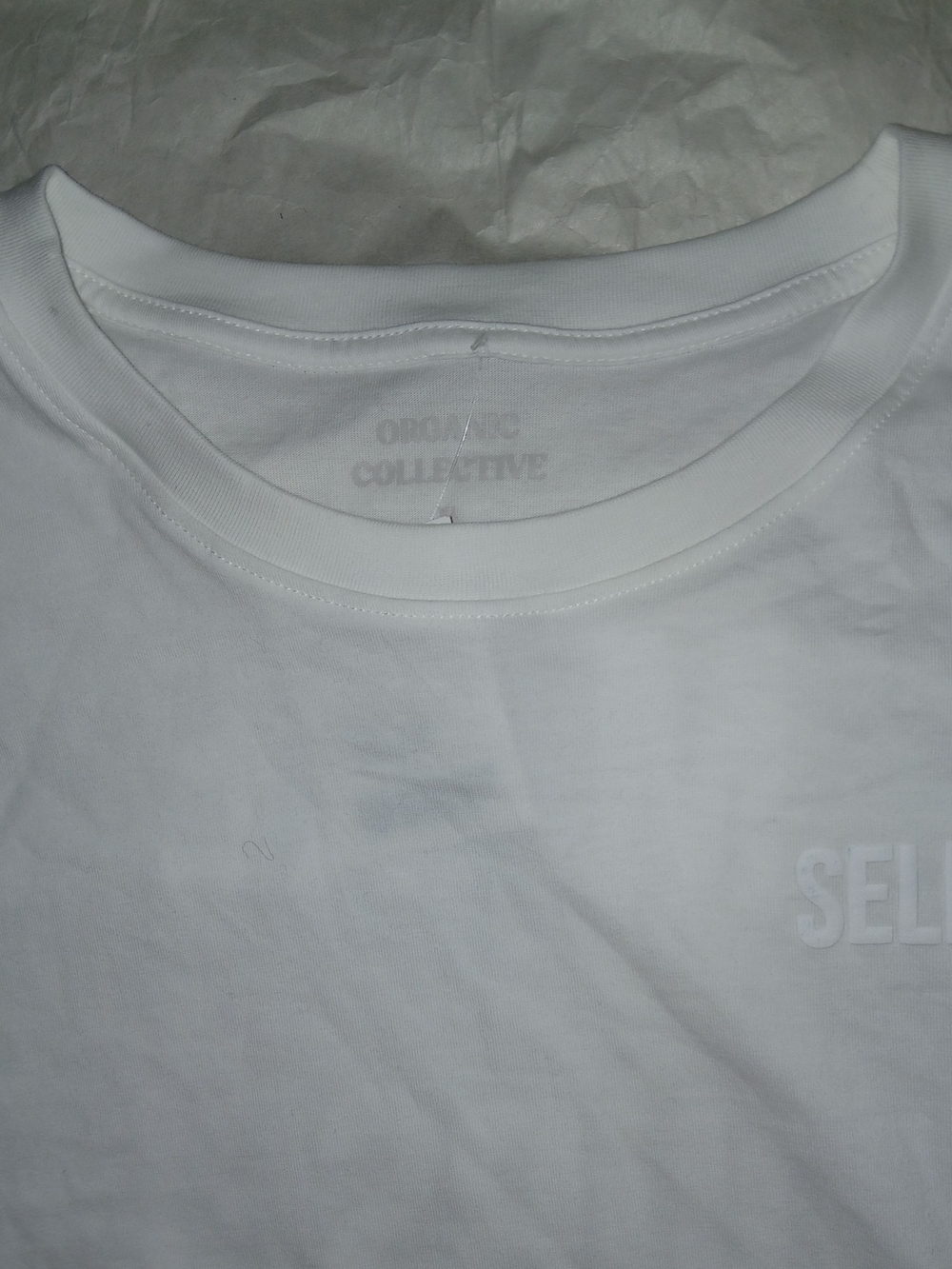 Men’s White Short-Sleeve Crewneck Tee